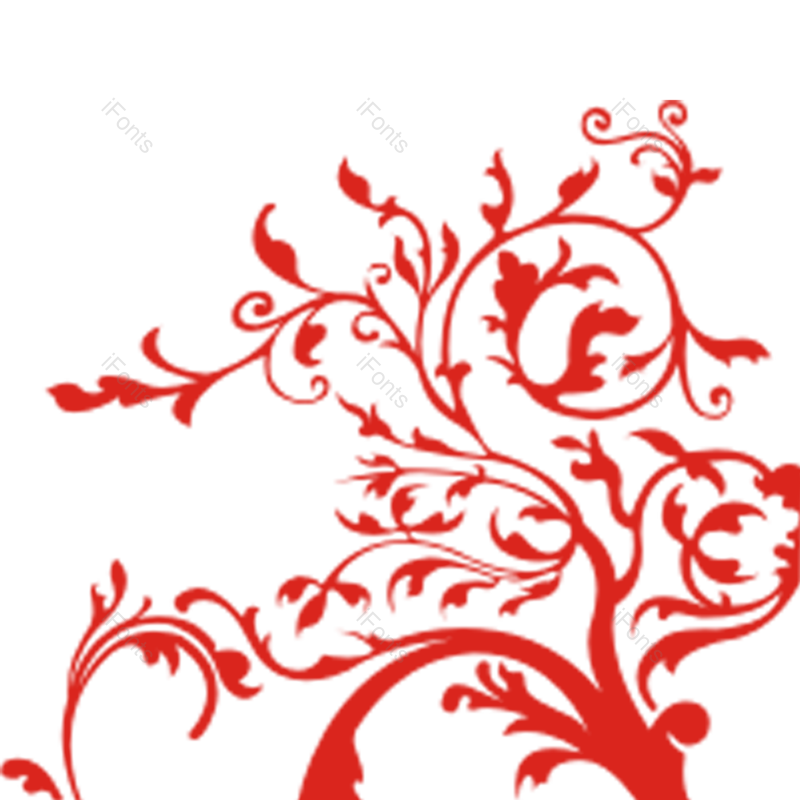 欧式图片,剪纸花纹元素,植物图案PNG,古典花纹免抠素材